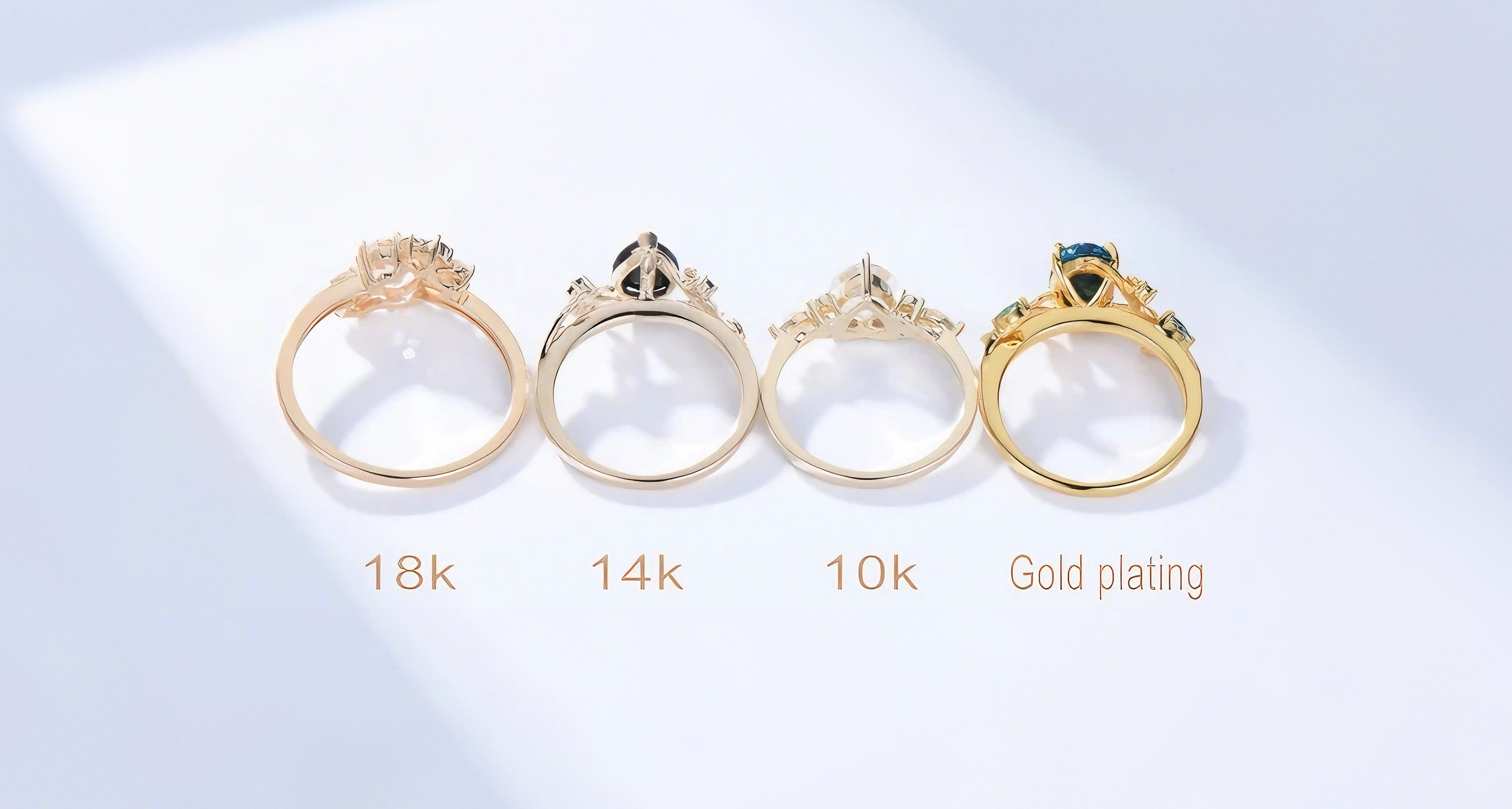 Gold-Plated vs. Solid Gold Jewelry: Understanding 10K, 14K, and 18K Gold