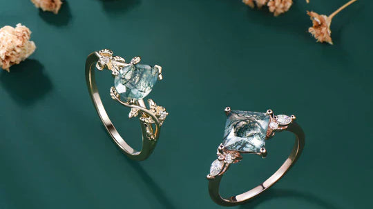 Moss Agate Engagement Rings: Pros, Cons, Durability & What to Know Before Buying