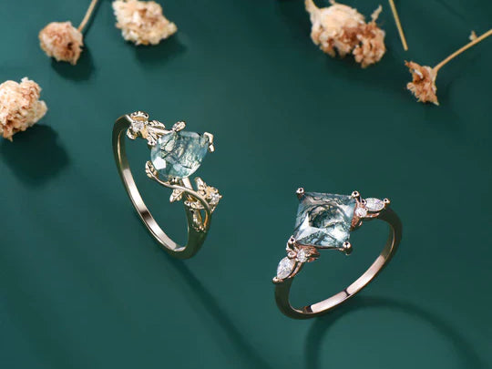 Moss Agate Engagement Rings: Pros, Cons, Durability & What to Know Before Buying