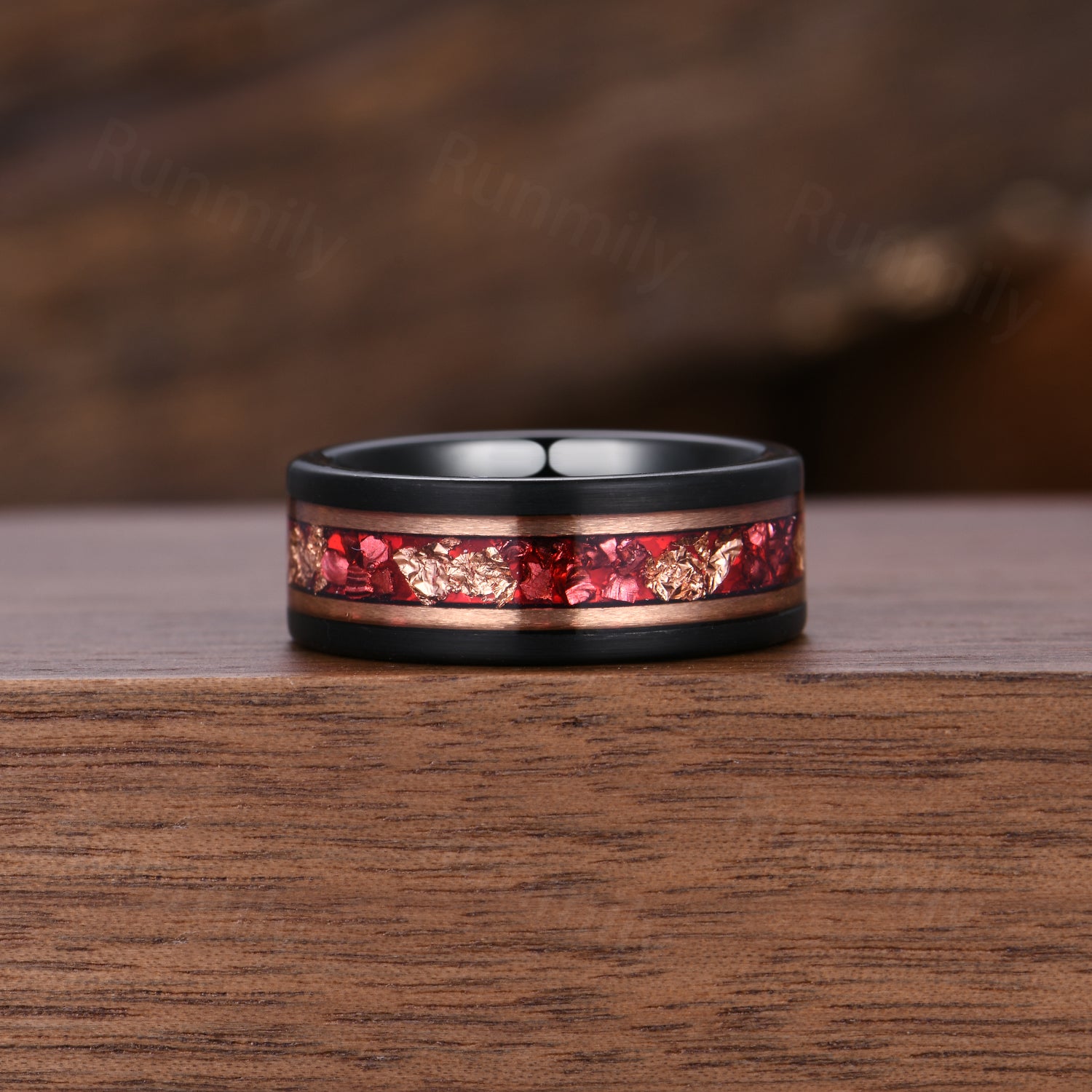 Vintage Oval Ruby Couples Ring Set Unique Cluster Bridal Ring Rose Gold His and Hers Wedding Bands Mens Ruby Tungsten Ring Promise Rings