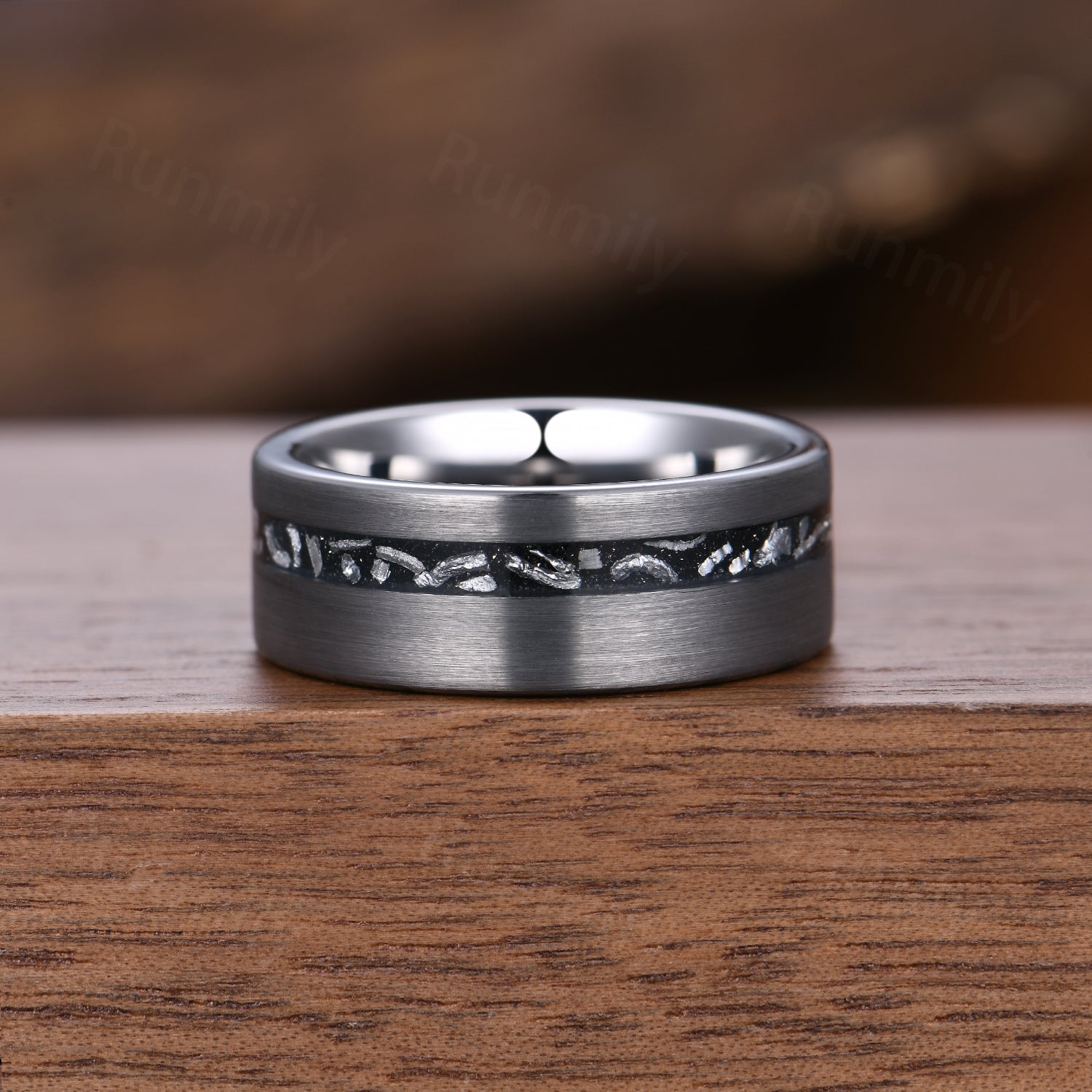 Oval Cut Moissanite Couples Ring Set Unique Vintage Bridal Ring Black Silver & Tungsten His and Hers Wedding Bands Diamond Ring Set