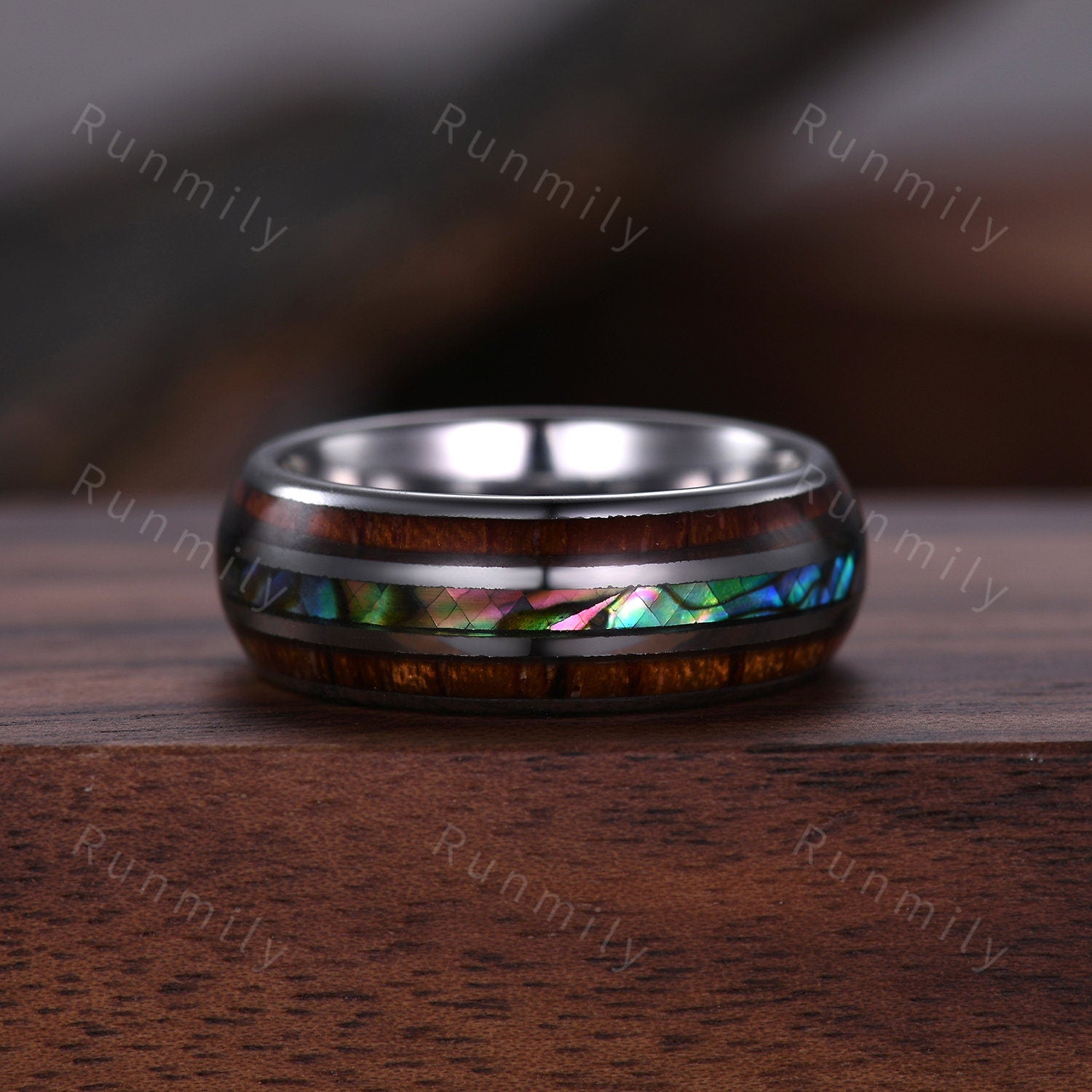 Vintage Hexagon Moss Agate Engagement Ring Set Unique Matching Promise Ring For Couples Silver Art Deco Leaf Branch Bridal Wedding Ring Set