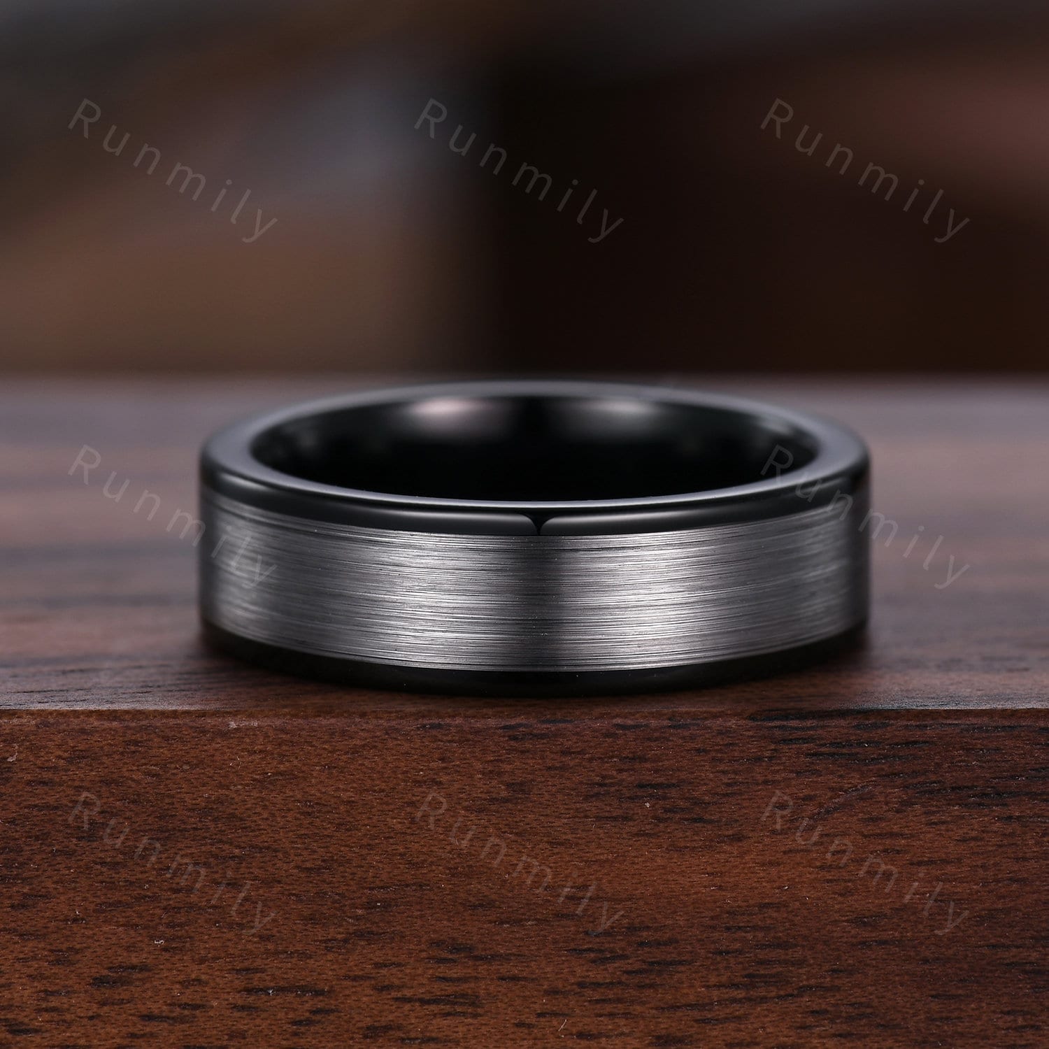 Vine Leaf Kite cut Black Onyx Couples Ring Silver Matching Ring Set Unique His and Hers Wedding Band Nature Inspired Ring Mens Tungsten Ring